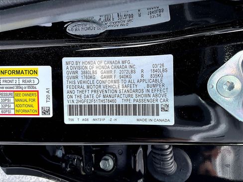 Certified 2026 Honda Civic Sport image 18