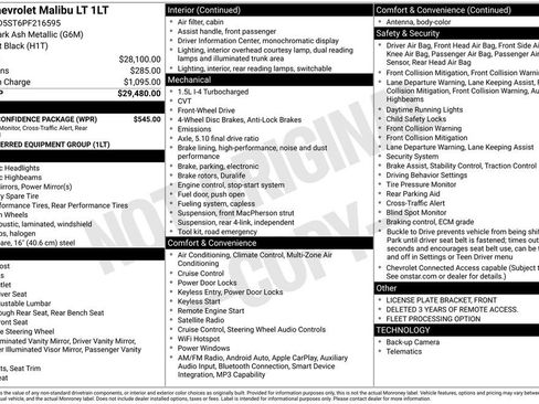 Used 2023 Chevrolet Malibu LT w/ Driver Confidence Package image 5