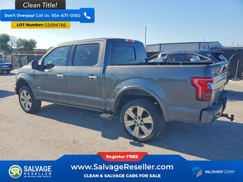 Used 2016 Ford F150 Limited w/ Trailer Tow Package AWD/4WD image 3