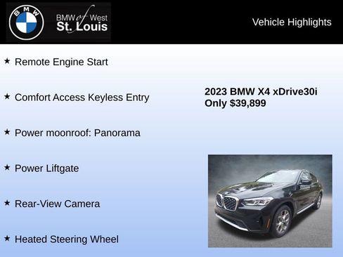 Used 2023 BMW X4 xDrive30i w/ Premium Package image 16
