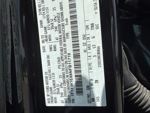 Used 2022 Ford F150 Lariat w/ Equipment Group 502A High AWD/4WD image 33
