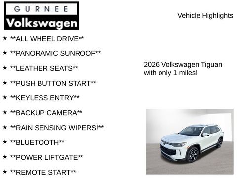 New 2026 Volkswagen Tiguan SE AWD/4WD image 7