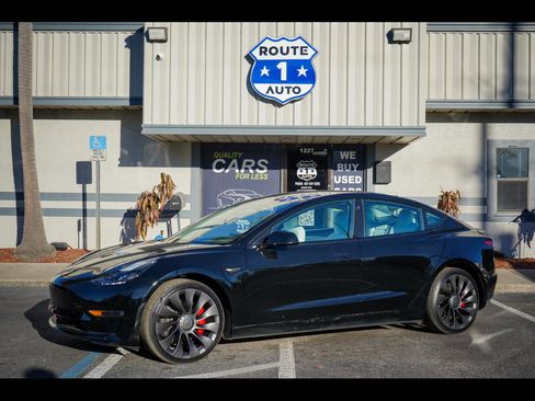 Used 2021 Tesla Model 3 Performance image 1