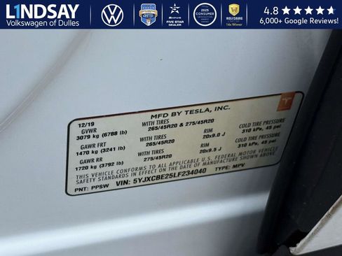 Used 2020 Tesla Model X Long Range image 29