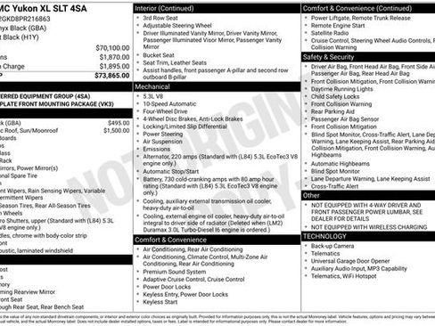 Used 2023 GMC Yukon XL SLT image 34