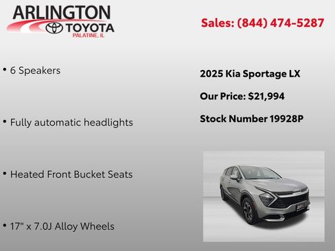 Used 2025 Kia Sportage LX AWD/4WD image 2
