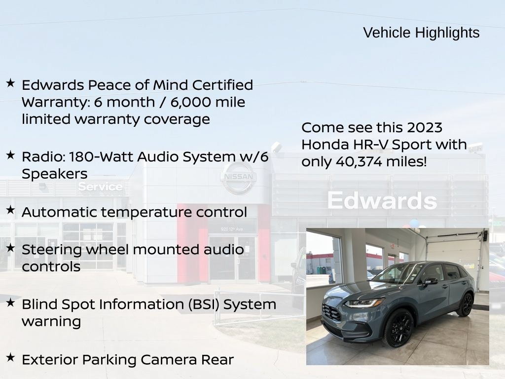 Used 2023 Honda HR-V Sport image 10