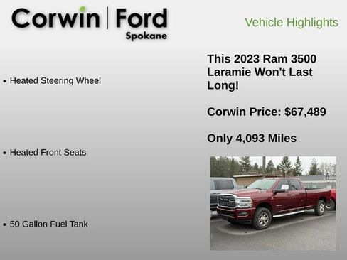 Used 2023 RAM 3500 Laramie image 12