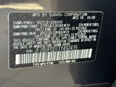 New 2026 Subaru Outback Limited AWD/4WD image 28