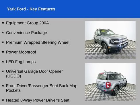 Certified 2025 Ford Bronco Sport Big Bend w/ Convenience Package AWD/4WD image 2