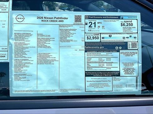 New 2026 Nissan Pathfinder Rock Creek AWD/4WD image 14