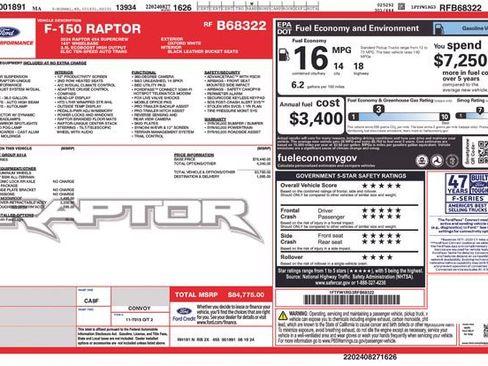 Used 2024 Ford F150 Raptor AWD/4WD image 28