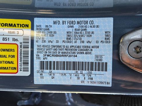 Used 2024 Ford Bronco Sport Big Bend w/ Convenience Package image 30