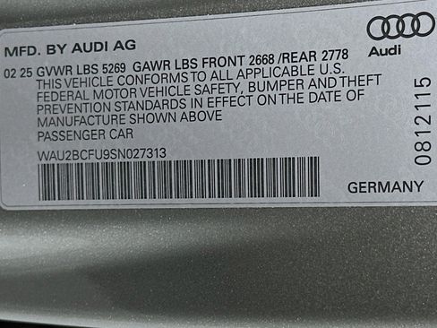 Used 2025 Audi A5 2.0T Premium Plus w/ Premium Plus image 24