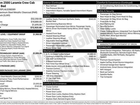 Used 2020 RAM 2500 Laramie AWD/4WD image 3