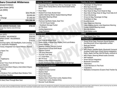 Certified 2026 Subaru Crosstrek 2.5i Wilderness w/ Crosstrek Mirror Package AWD/4WD image 26