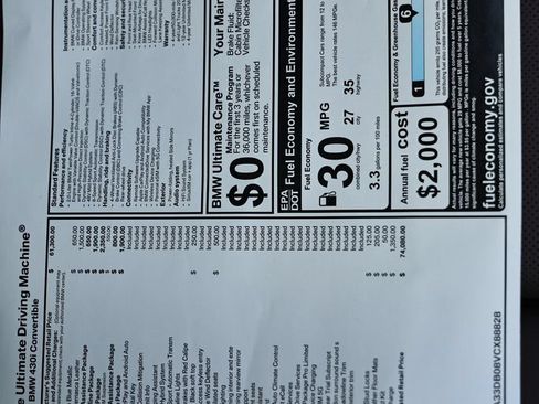 New 2027 BMW 430i Convertible w/ M Sport Package RWD image 26