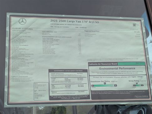 New 2025 Mercedes-Benz Sprinter 2500 image 14