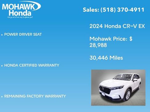 Certified 2024 Honda CR-V EX image 16