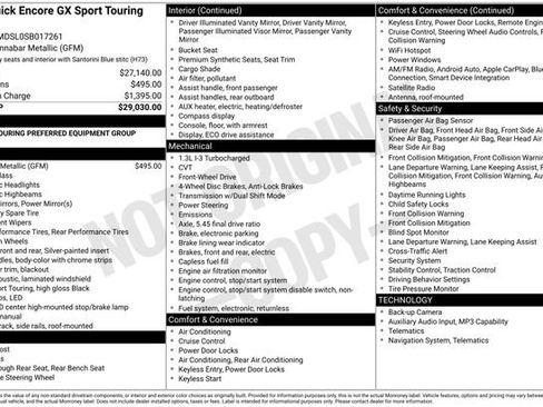 Used 2025 Buick Encore GX Sport Touring image 13