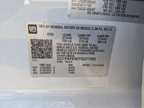 New 2026 Chevrolet Silverado 1500 High Country RWD image 16