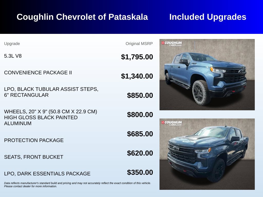 Used 2024 Chevrolet Silverado 1500 LT Trail Boss w/ Convenience Package II AWD/4WD image 3