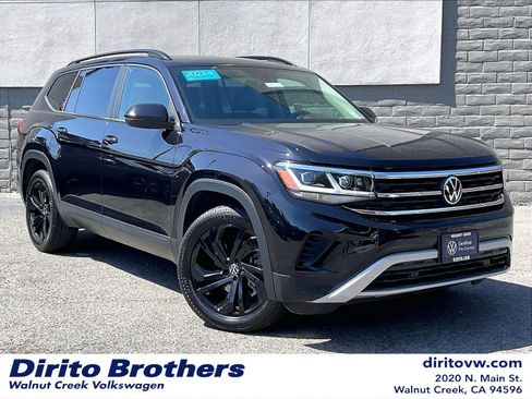 Certified 2023 Volkswagen Atlas SE w/ Panoramic Sunroof Package FWD image 1