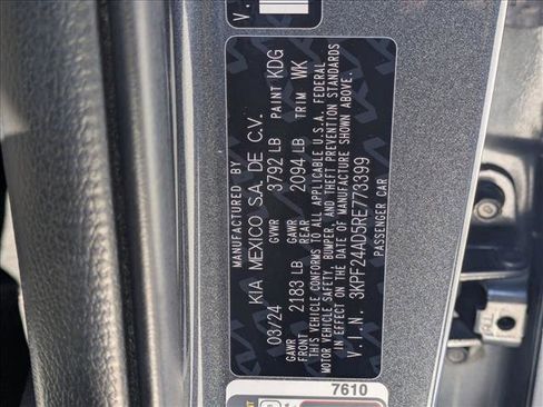 Used 2024 Kia Forte LXS FWD image 24