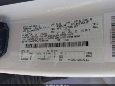 Used 2018 Ford F150 XL w/ Equipment Group 101A Mid AWD/4WD image 9