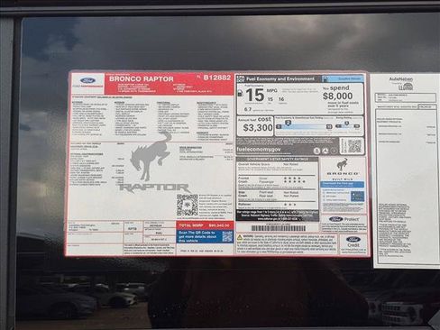 New 2026 Ford Bronco Raptor w/ Interior Carbon Fiber Pack AWD/4WD image 18