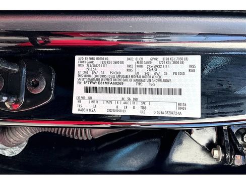 Used 2021 Ford F150 Limited AWD/4WD image 20