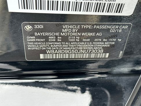 Used 2018 BMW 330i xDrive Sedan AWD/4WD image 28