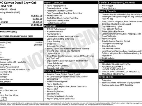Used 2023 GMC Canyon Denali AWD/4WD image 27
