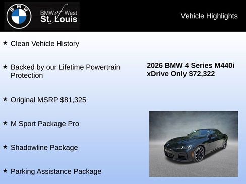 Used 2026 BMW 440i xDrive Convertible AWD/4WD image 8