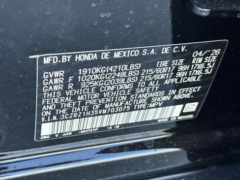 New 2027 Honda HR-V LX image 33