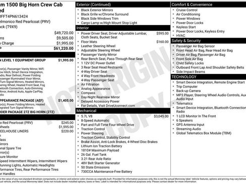 Used 2023 RAM 1500 Big Horn AWD/4WD image 43