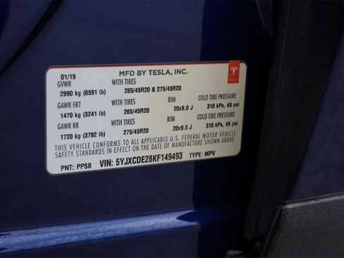 Used 2019 Tesla Model X 75D image 26