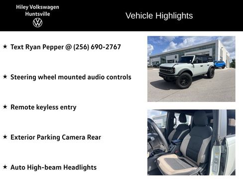Used 2022 Ford Bronco Wildtrak AWD/4WD image 6