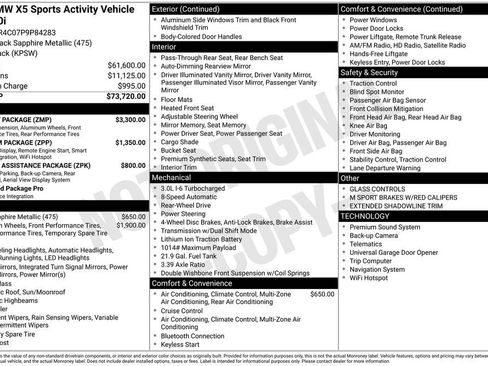 Used 2023 BMW X5 sDrive40i w/ M Sport Package image 8