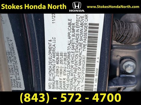 Certified 2024 Honda Accord EX-L image 7