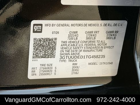 New 2026 GMC Sierra 1500 SLT AWD/4WD image 23