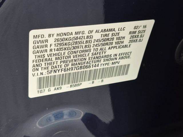 Used 2016 Honda Pilot Touring image 25