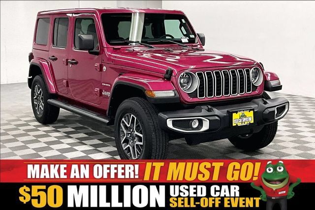 Used 2024 Jeep Wrangler Unlimited Sahara w/ Technology Group AWD/4WD image 1