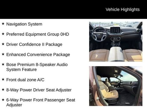 Certified 2024 Chevrolet Blazer Premier w/ Driver Confidence II Package AWD/4WD image 12