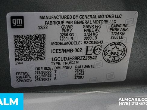 Used 2024 Chevrolet Silverado 1500 High Country w/ High Country Premium Package image 61