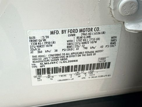 Used 2020 Lincoln Aviator Black Label w/ Dynamic Handling Package image 38