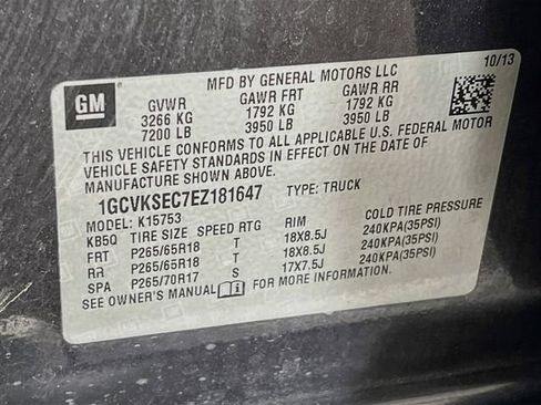 Used 2014 Chevrolet Silverado 1500 LTZ Z71 w/ LTZ Plus Package AWD/4WD image 17