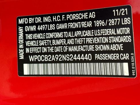 Used 2022 Porsche 911 Carrera S RWD image 38