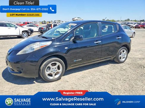 Used 2012 Nissan Leaf SL FWD image 1