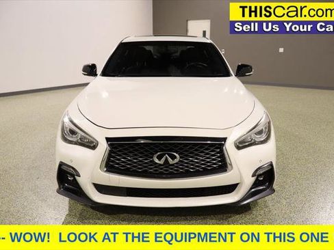 Used 2018 INFINITI Q50 Red Sport 400 w/ Sensory Package (Sport) image 2